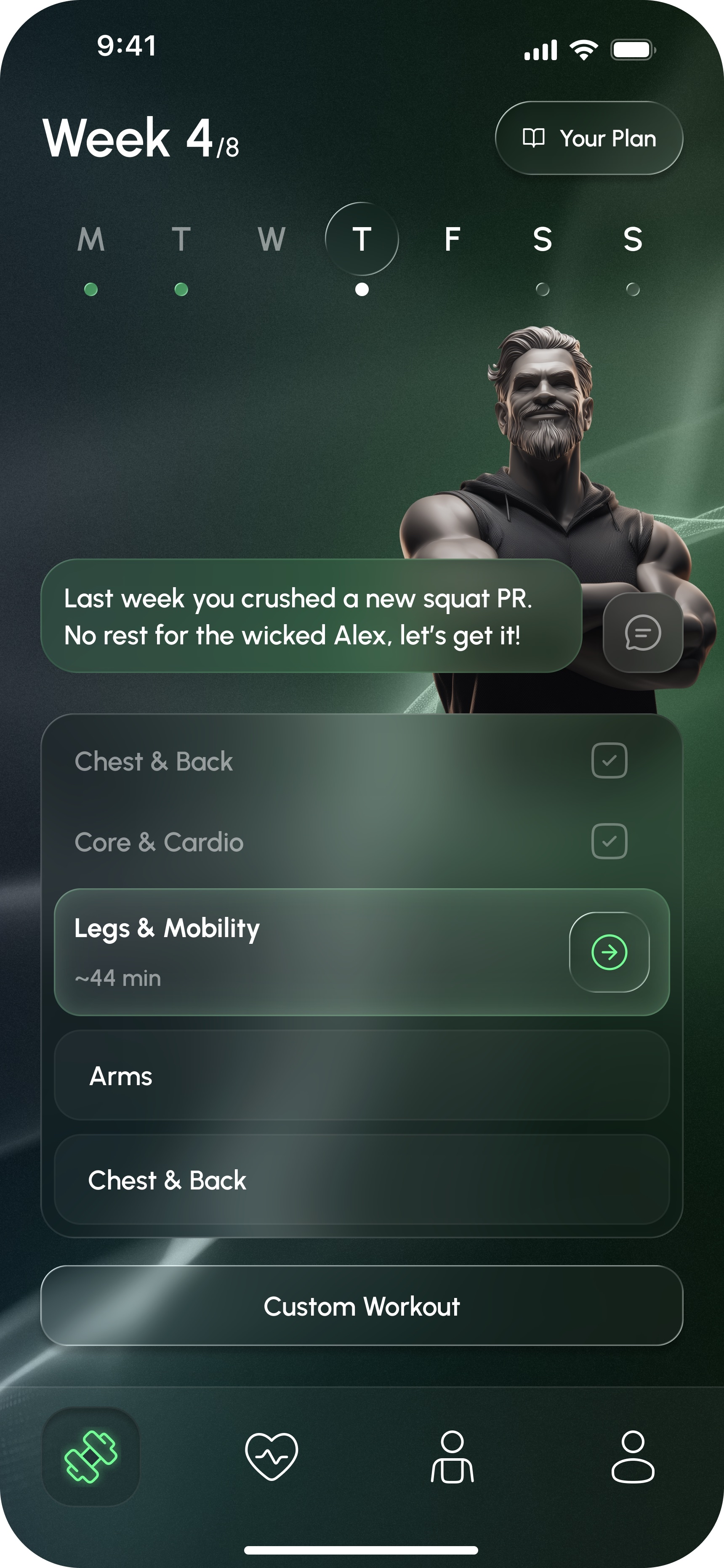 Body composition tracking