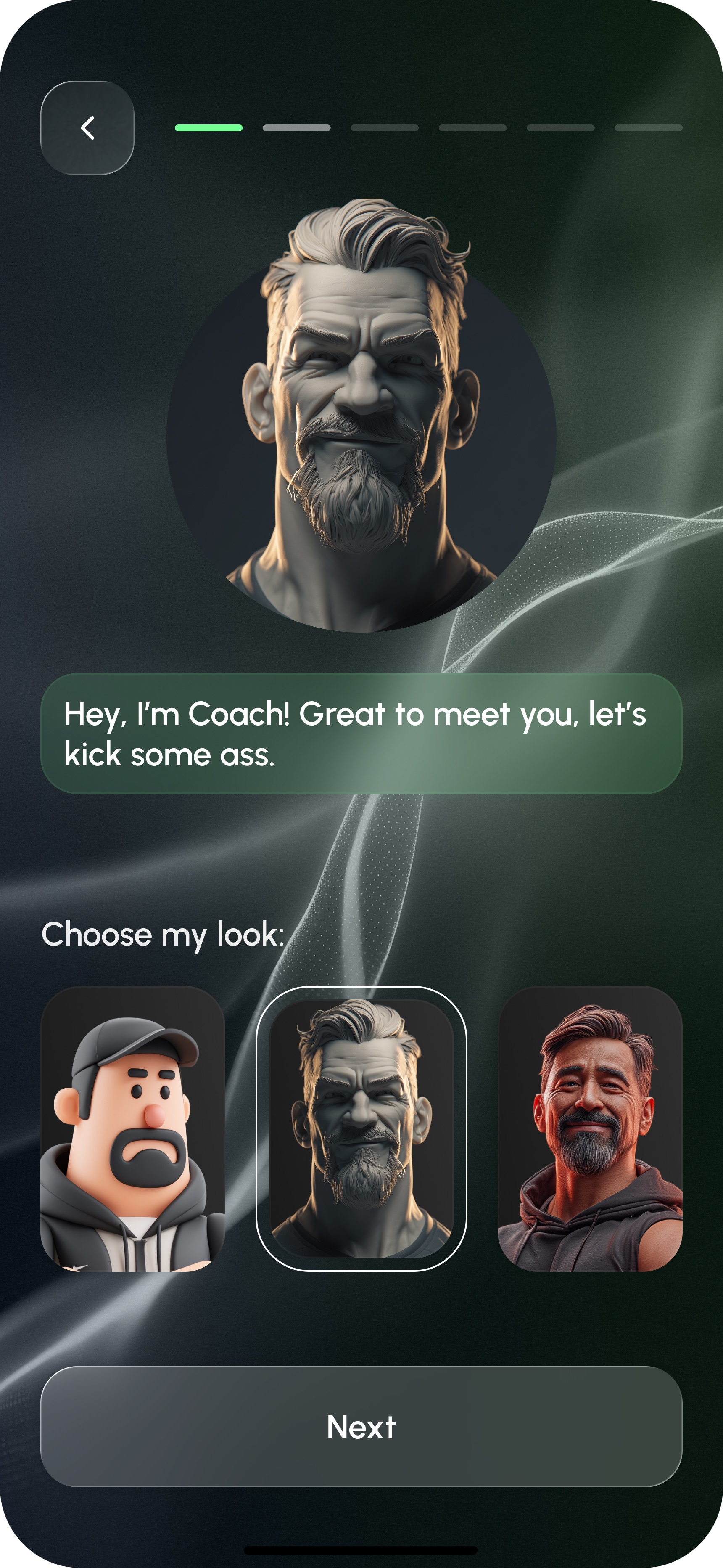 AI Coach personality