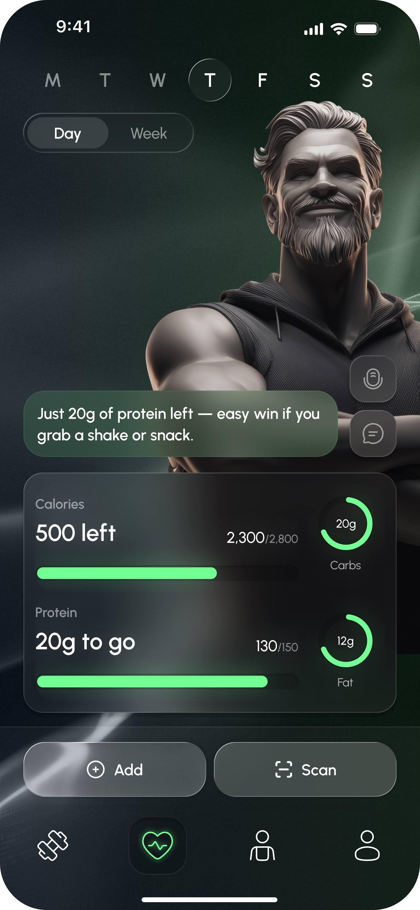 Nutrition tracking with AI coach